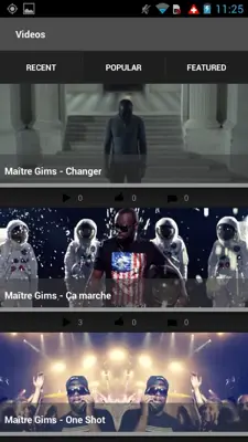 MAITRE GIMS android App screenshot 2